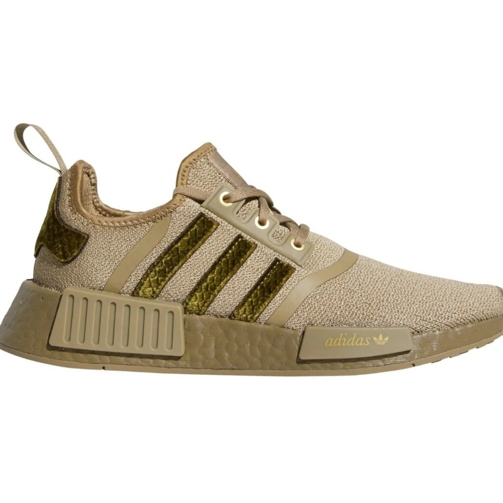Adidas NMD R1 Womens Shoes Trace Khaki Focus Olive Velvet Size 7